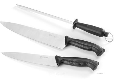 HENDI 842683 Messenset en slijpsteen, , Zwart, (L)380mm
