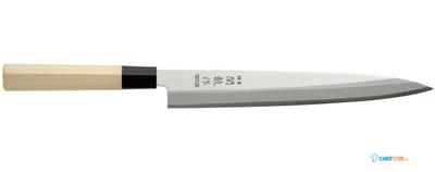 Hendi Vismes Sashimi 240x370 mm= gesmeed staal met hout |845042 1