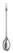 Pizza Sauslepel, HENDI, 0,05L, 380x65mm - 855539 1