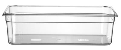 Hendi Gastronormbak 1/1 | 150 mm hoog | polycarbonaat transparant | 861219 1
