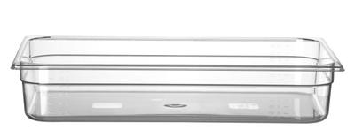 Hendi Gastronormbak 1/1 | 100 mm hoog | polycarbonaat transparant | 861226 1