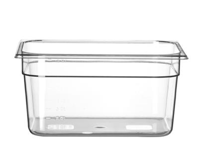 Hendi Gastronormbak 1/2 | 150 mm hoog | polycarbonaat transparant | 861417 1