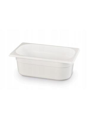 Hendi Gastronormbak 1/4 | 65 mm hoog | polycarbonaat wit | 862681 1