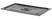 Hendi Gastronormdeksel 1/4 polycarbonaat zwart | 862940 3
