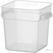 HENDI 870914 Voedselcontainer met verdeler, , 3,8 Liter, 190x190x(H)180mm