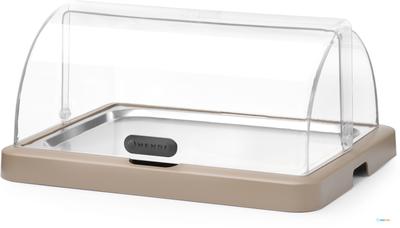 HENDI 871942 Enkele roll-top koelvitrine Duo UNIQ, , designed by Robert Bronwasser, Beige, 460x355x(H)220mm