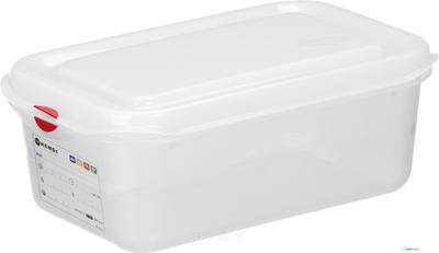 HENDI 873182 Container GN 1/4 polypropyleen, , GN 1/4, 1,8 Liter, Transparant, 265x162x(H)65mm