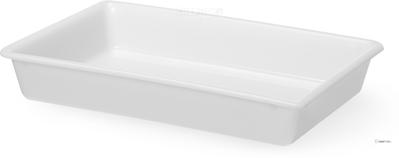HENDI 873434 Bereidingsbak, , 8L, Wit, 480x330x(H)80mm