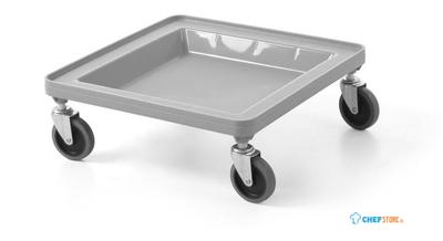 AmerBox 877807 Onderstel voor universele rekken van 500×500 mm, , Lichtgrijs, 500x500x(H)180mm