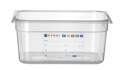 Hendi Voorraaddoos GN 1/2 150 mm IML polypropyleen | 880166 1
