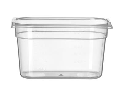 Hendi Gastronormbak 1/4 | 150 mm hoog | PP tranparant | koel/vries | 880319 1