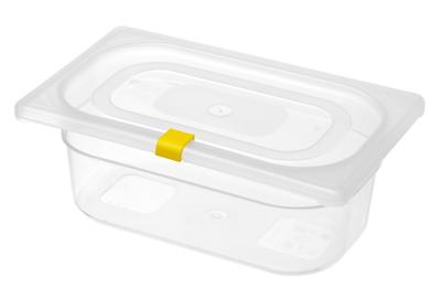 Hendi Deksel clips voor HACCP voorraaddozen | geel | 12 stuks | 880685 1
