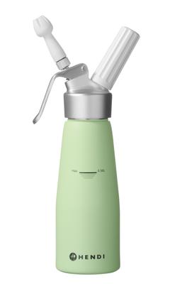 Slagroomapparaat, HENDI, 0,5 Liter, Groen, Diameter 80 Mm - Hoogte 260 Mm - 975879 1