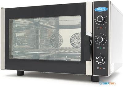 Maxima Combisteamer - 4 Bakken (1/1 GN / 60 X 40 cm) - Analoog - 400V - 08500205