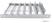 Maxima Onderstel voor Combistoomoven - Geleider Set - 7x 2/3 GN - 08500304 3