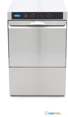 Maxima Horeca Vaatwasser - 40 X 40 cm - met Afvoer-, Glansspoel- en Zeeppomp - 230V - 09240030