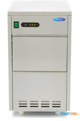 Maxima IJsblokjesmachine - 24 Kg/Dag - Holle IJsblokjes - Luchtgekoeld - 09300122