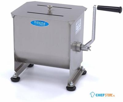 Maxima Vleesmenger - 10 L - 7,5 Kg Vlees - Enkele As - Handmatig - 09300440