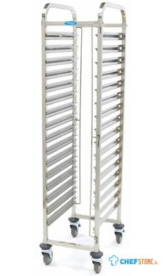 Maxima Regaalwagen - 16 X 1/1 GN - excl. GN Bakken - 09300547