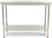 Maxima Werktafel RVS - 140 X 60 cm - Verstelbare Hoogte - met Onderschap - 09300962 2