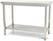 Maxima Werktafel RVS - 160 X 60 cm - Verstelbare Hoogte - met Onderschap - 09300965