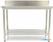 Maxima Werktafel RVS - 180 X 60 cm - Verstelbare Hoogte - met Spatrand en Onderschap - 09300992 2