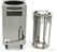Maxima Bordenwarmer - 40 Borden - tot Ø 30 cm - op Wielen - 09362000 6