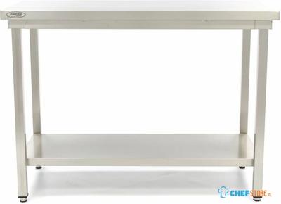 Maxima Werktafel RVS - 140 X 70 cm - Verstelbare Hoogte - 09364012