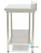 Maxima Werktafel RVS - 100 X 70 cm - Verstelbare Hoogte - met Spatrand - 09364030 3