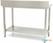 Maxima Werktafel RVS - 140 X 70 cm - Verstelbare Hoogte - met Spatrand - 09364036 4