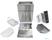 Maxima Frituurpan - 35 L - 1 Mand - met Tapkraan - 400V - 09365233 10