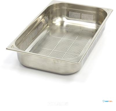 Maxima Gastronorm Bak - 1/1 GN - 10 cm Diep - RVS - Geperforeerd - 09367603