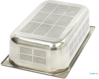 Maxima Gastronorm Bak - 1/1 GN - 15 cm Diep - RVS - Geperforeerd - 09367604