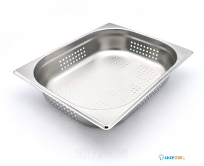 Maxima Gastronorm Bak - 1/2 GN - 6,5 cm Diep - RVS - Geperforeerd - 09367611