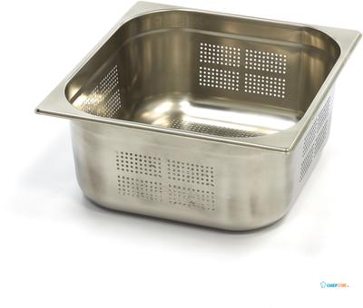 Maxima Gastronorm Bak - 2/3 GN - 15 cm Diep - RVS - Geperforeerd - 09367672