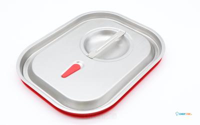 Maxima Gastronorm Deksel - 1/2 GN - RVS - Luchtdicht Rubber - 09367791