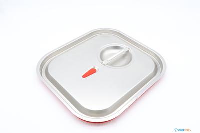 Maxima Gastronorm Deksel - 2/3 GN - RVS - Luchtdicht Rubber - 09367800