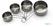 Maxima Maatbeker Set - 4 Stuks - 60, 80, 125, 250 Ml - 09367900 3