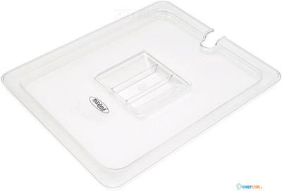 Maxima Gastronorm Deksel - 1/2 GN - Polycarbonaat - met Uitsparing - 09367937