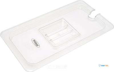 Maxima Gastronorm Deksel - 1/3 GN - Polycarbonaat - met Uitsparing - 09367938