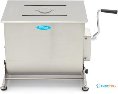 Maxima Vleesmenger 60 L - 55 Kg Vlees - Kantelbare Kom - Handmatig - 09368015