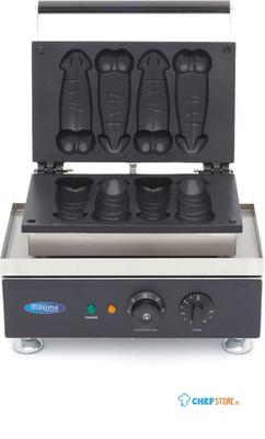 Maxima Wafelijzer - 4 Stuks - Penis - 09374205