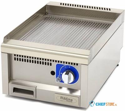 Maxima Horeca Grillplaat - Gegroefd - Enkel - 60 cm Diep - Gas - 09391590