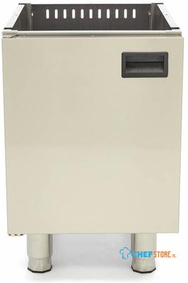 Maxima Horeca Onderstel - Enkel - 60 cm Diep - met Deur - 09391950