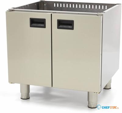 Maxima Horeca Onderstel - Dubbel - 60 cm Diep - met Deuren - 09391955