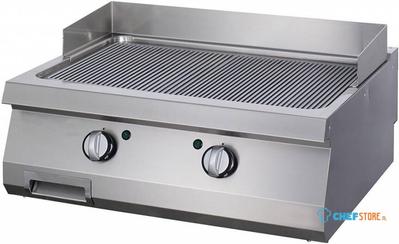 Maxima Heavy Duty Grillplaat - Gegroefd Chroom - Dubbel - 70 cm Diep - Gas - 09396011