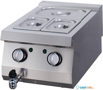 Maxima Heavy Duty Bain Marie - Enkel - 70 cm Diep - Elektrisch - 09398130