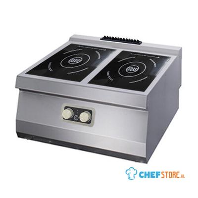 Maxima Heavy Duty Kookplaat - 2 Pitten - Inductie - Enkel - 70 cm Diep - Elektrisch - 09398201