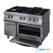 Maxima Premium Fornuis - 6 Pitten - Driedubbel - 90 cm Diep - Gas Incl. Elektrische Oven - 09398507