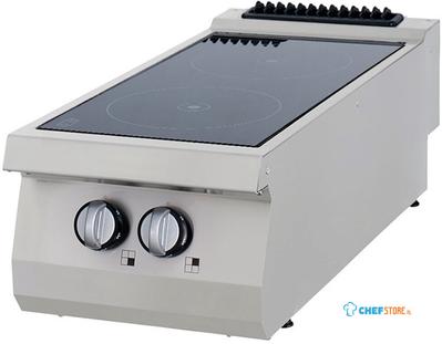 Maxima Premium Kookplaat - 2 Pitten - Infrarood - Enkel - 90 cm Diep - Elektrisch - 09398560